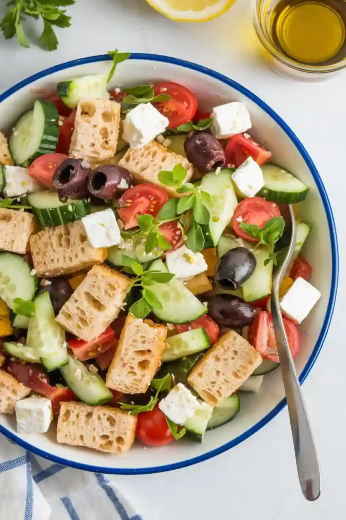 Mediterranean Pita Salad