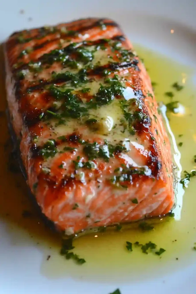 Poseidons Grilled Salmon with Herb Butter