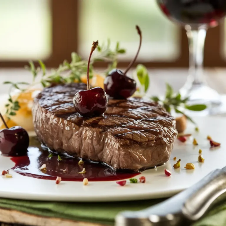 sweet cherry wine recipe for beef